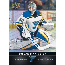 10 Jordan Binnington Base Card 2019-20 Tim Hortons UD Upper Deck